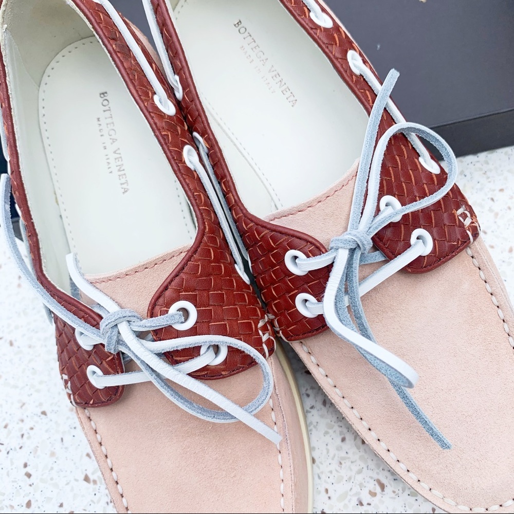 NIB Bottega Veneta Spritz Suede Diving Flats​